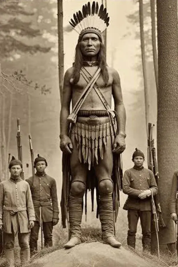 Legenden der Indianer erzählen von einer geheimnisvollen Riesen-Rasse die sie die Si-Te-Cah nannten