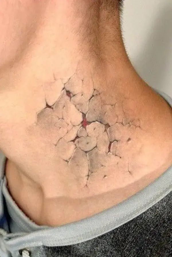 Cracked Tattoo