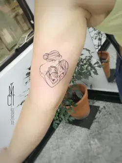 Tatuagem mães e filhos