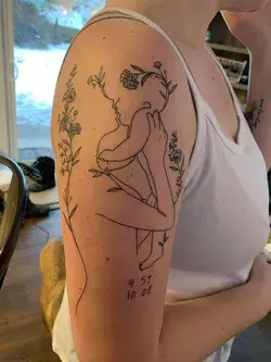 Mother & Baby Tattoo