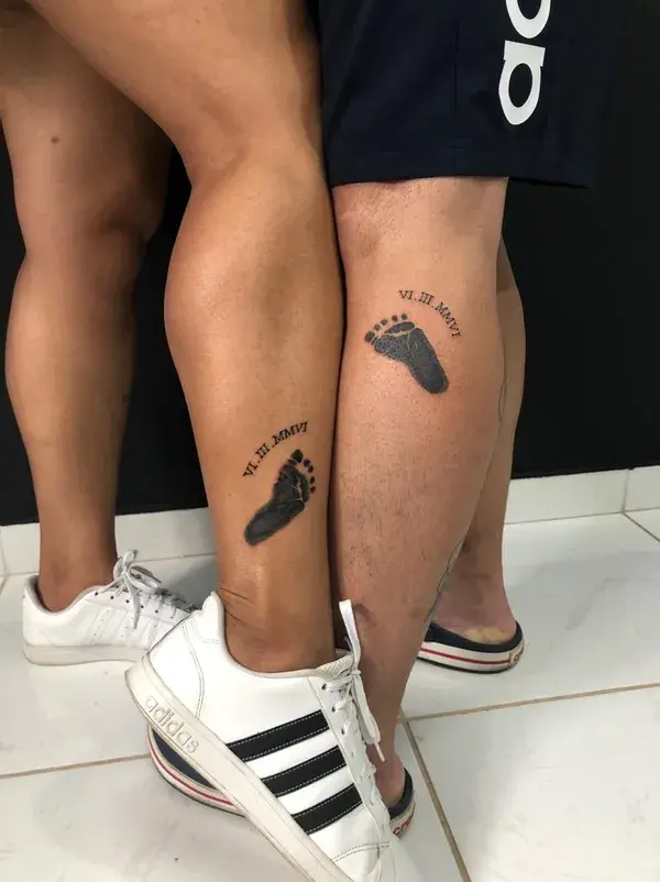 Tatuagem em homenagem à filha