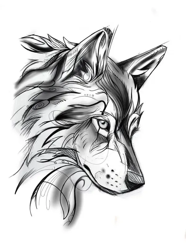 tattoo wolf