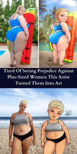 Tired Of Seeing Prejudice Against Plus-Sized Women This Artist Turned Them Into Art