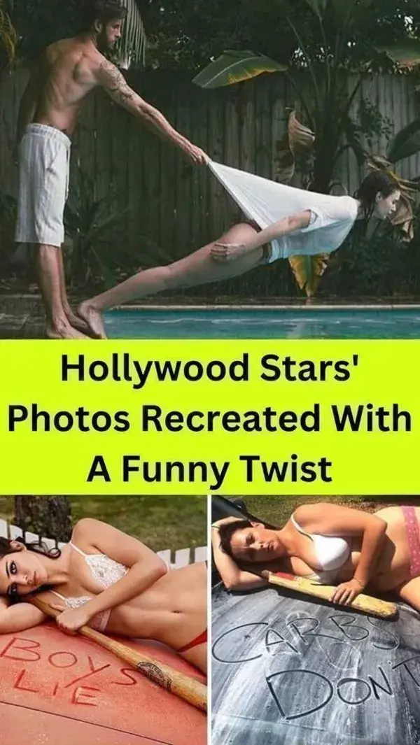 Hollywood Stars' Photos Recreated With A Funny Twist
