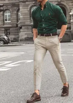 Men's Black Pant Outfits Ideas With Shirts Combination