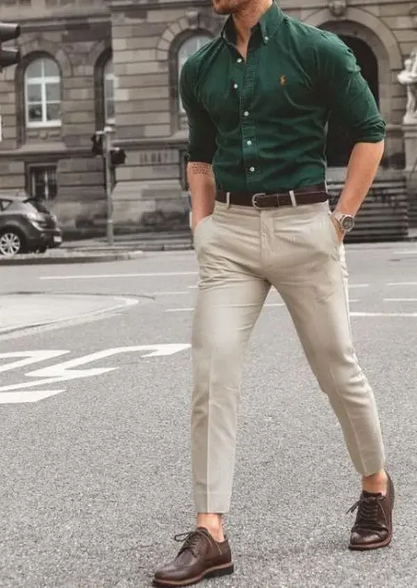 Men's Black Pant Outfits Ideas With Shirts Combination