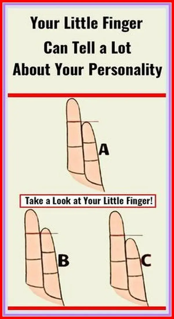 Your Little Finger Can Tell a Lot About Your Personality