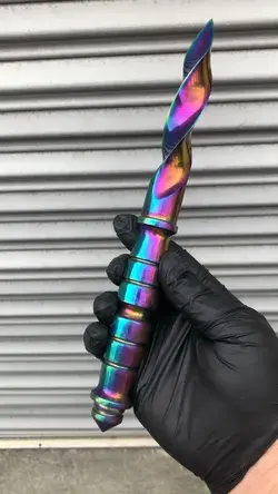 Rainbow Spectrum Tri Dagger Kris Blade