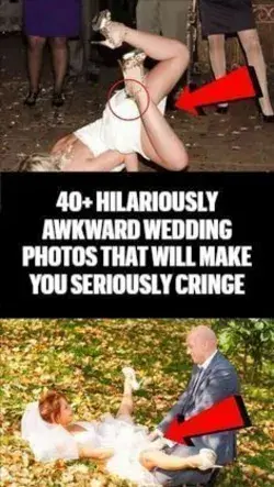 Hilariously Awkward Wedding Photos That Will Make Anyone Seriously Cringe