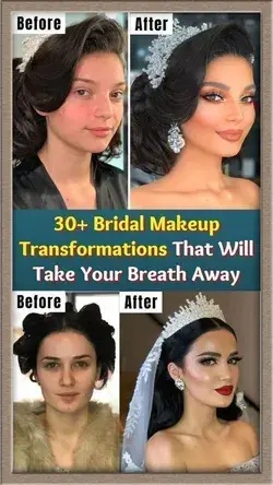 30+ Bridal Makeup Transformations That Will Take Your Breath Away