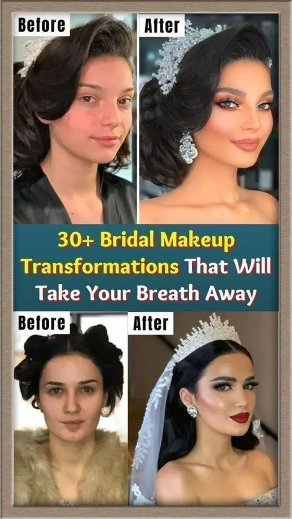 30+ Bridal Makeup Transformations That Will Take Your Breath Away