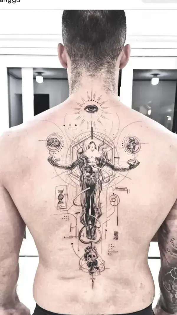 Back tattoos