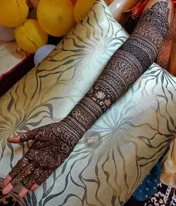 Bridal henna designs 2021.