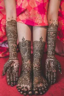 Stunning Bridal Mehendi | Book professional Mehndi artist now with BookEventZ |