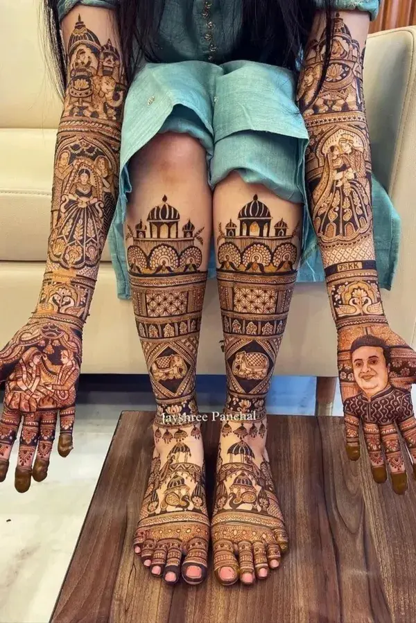 full bridal mehndi designs