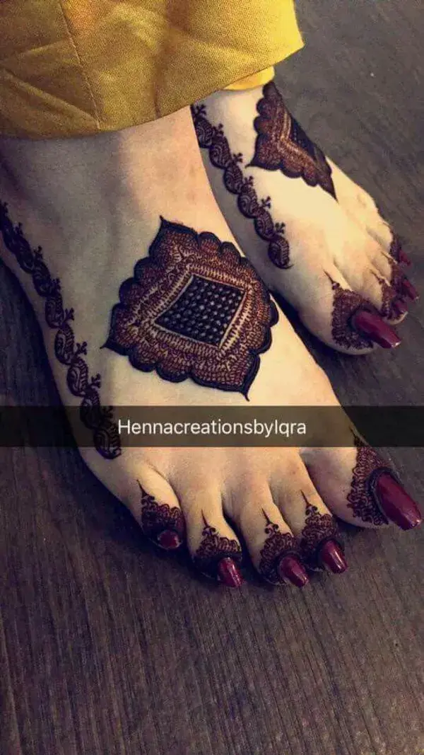 Bridal Foot Mehndi Designs 2023