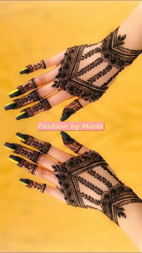 Finger Mehandi Designs