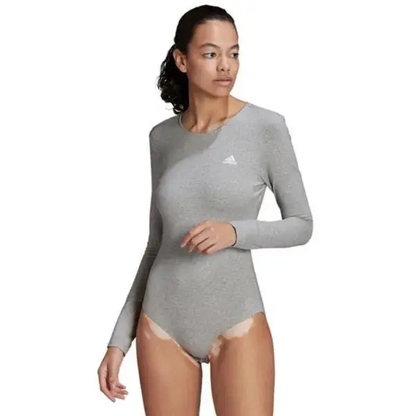 Adidas Tops | Nwt Adidas Studio Body Bodysuit | Color: Gray | Size: S