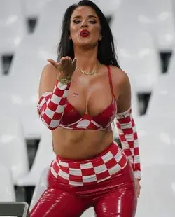 FIFA World Cup #Qatar 2022 fan Ivana Knöll, Word Cup's 'sexiest' from Croatia