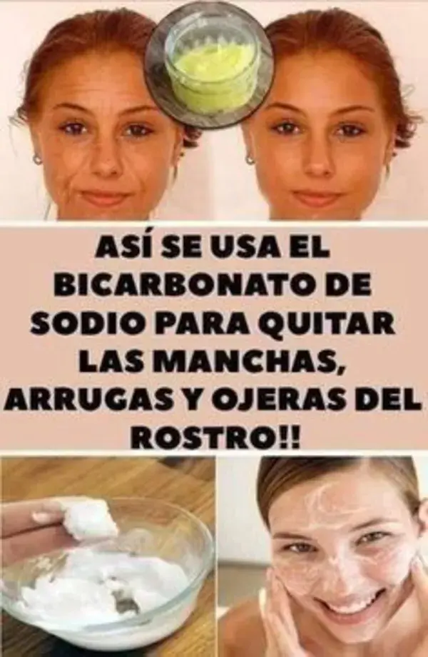 Aprende a usar bicarbonato de sodio para eliminar manchas, arrugas y ojeras