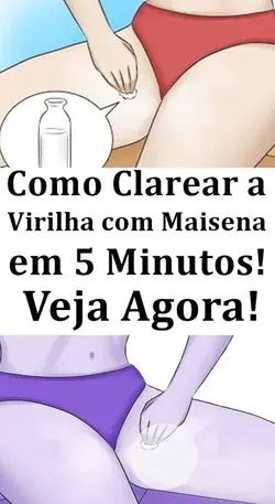 Passe 1 Vez Para Clarear a Virilha em 10 Minutos