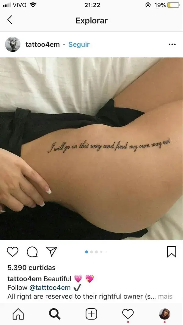 Quote tattoo idea
