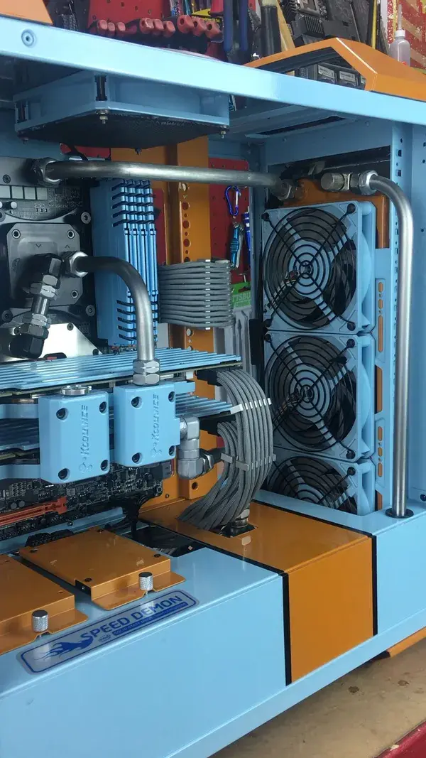 Fixing Gulf Porsche theme Gaming PC Case Mod & Build