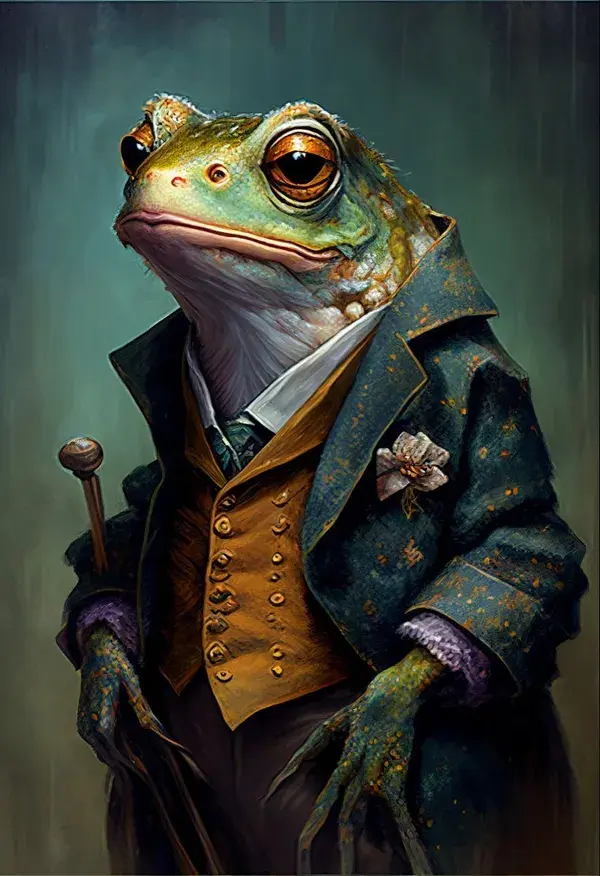 ai art frog