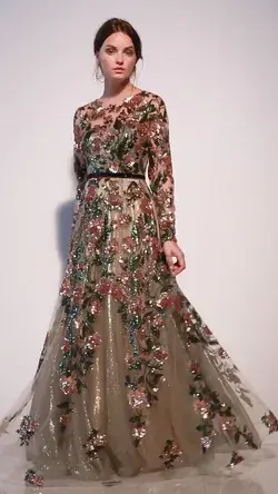 Floral Embroidery Dress