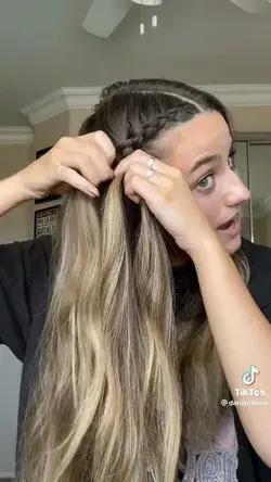 Dutch braid tutorial