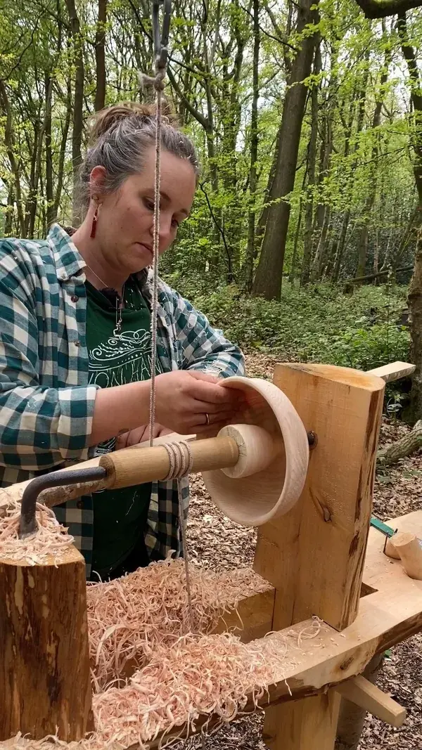 Bowl | Turning | Pole Lathe | Carving | Woodworking | Crafts | Handmade | Wildcrafted Workshop