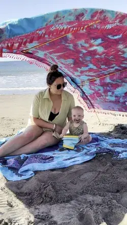 The perfect beach day set-up! #beachday