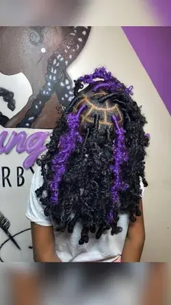 Butterfly locs | back 2 school hairstyle | back to school | butterfly locs with color