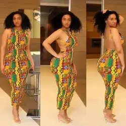 Ankara fitting dinner dress