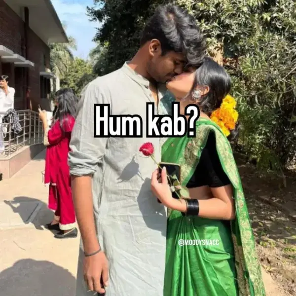 Hum kab yaar want Indian aesthetic couple