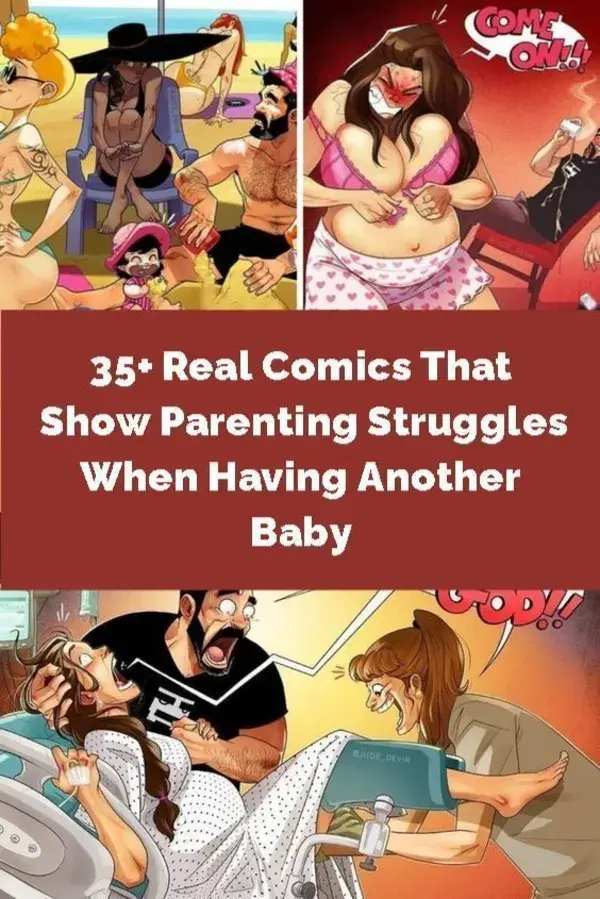 35+ Real Comics That Show Parenting Struggles When Having Another Baby