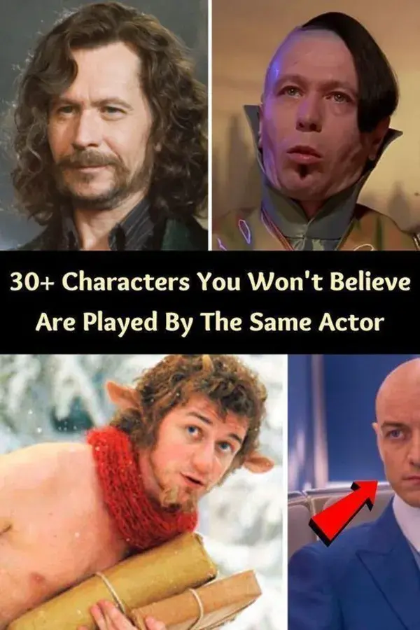30+ Characters You Won't Believe Are Played By The Same Actor