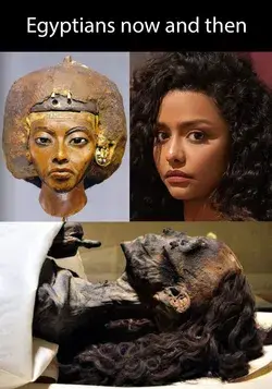 Egyptians now and then #Queen Tiye