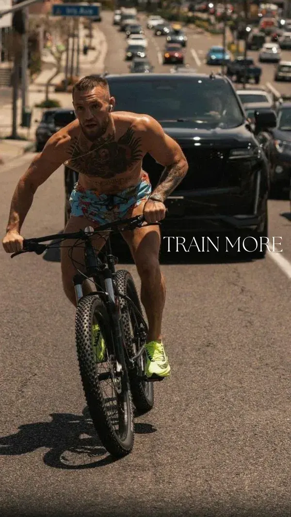 Wallpaper Conor McGregor "Train More" sportsart999