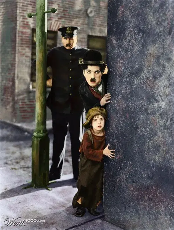 Colorized images of Charlie Chaplin in the 1910s-30s ... | The Vintage News