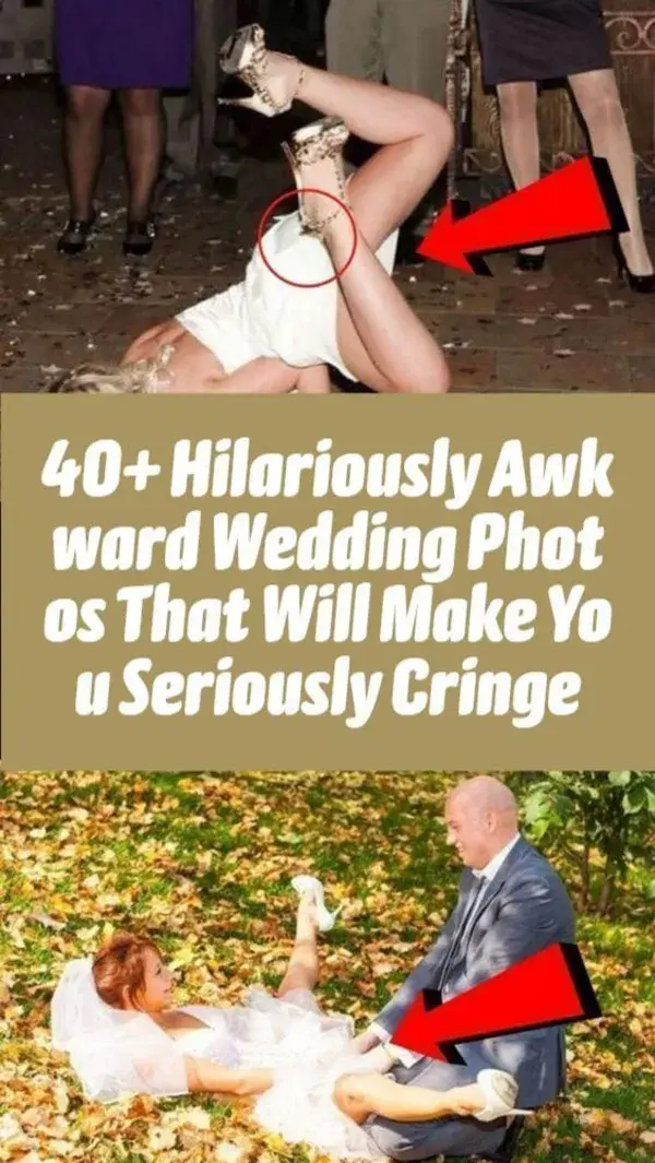 40+ Hilariously Awkward Wedding Photos That Will Make You Seriously Cringe