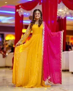 Top 13 Haldi Ceremony Suits For The Winter Brides!