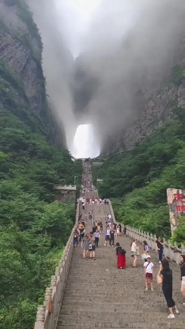 Tianmen National Forest Park, China. IG @traveljour_