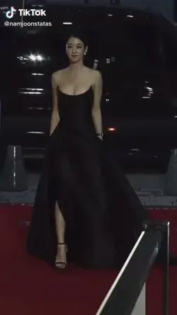 celeb black gown