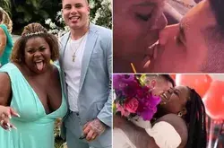 Jojo Todynho celebra 2 meses de casada e tasca beijaço em marido; vídeo!