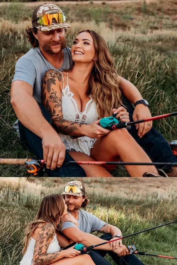 rustic couples session