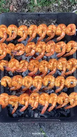 Skewered Shrimp Al Pastor