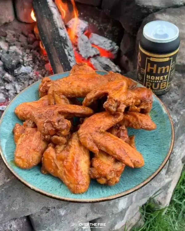 Honey Mustard IPA Fried Wings!