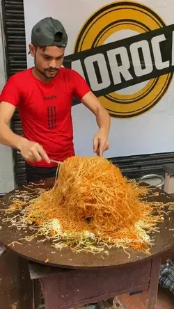 Tawa Noodles In Bulk 😍😍 Follow for more such videos