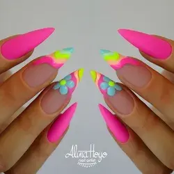 coffin summer nails 2023 summer nails long summer nail summer nails ideas summer gelshort nails